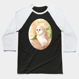 Juvenile barn owl 23/02/23 - wildlife inspired art Baseball T-Shirt